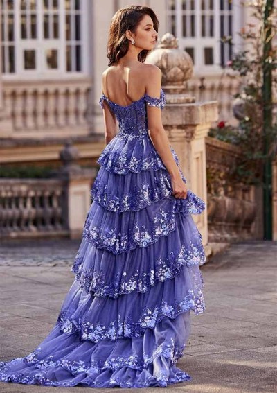 Mermaid Strapless Silk like Satin Slit Prom Dress with Pleats Keyhole